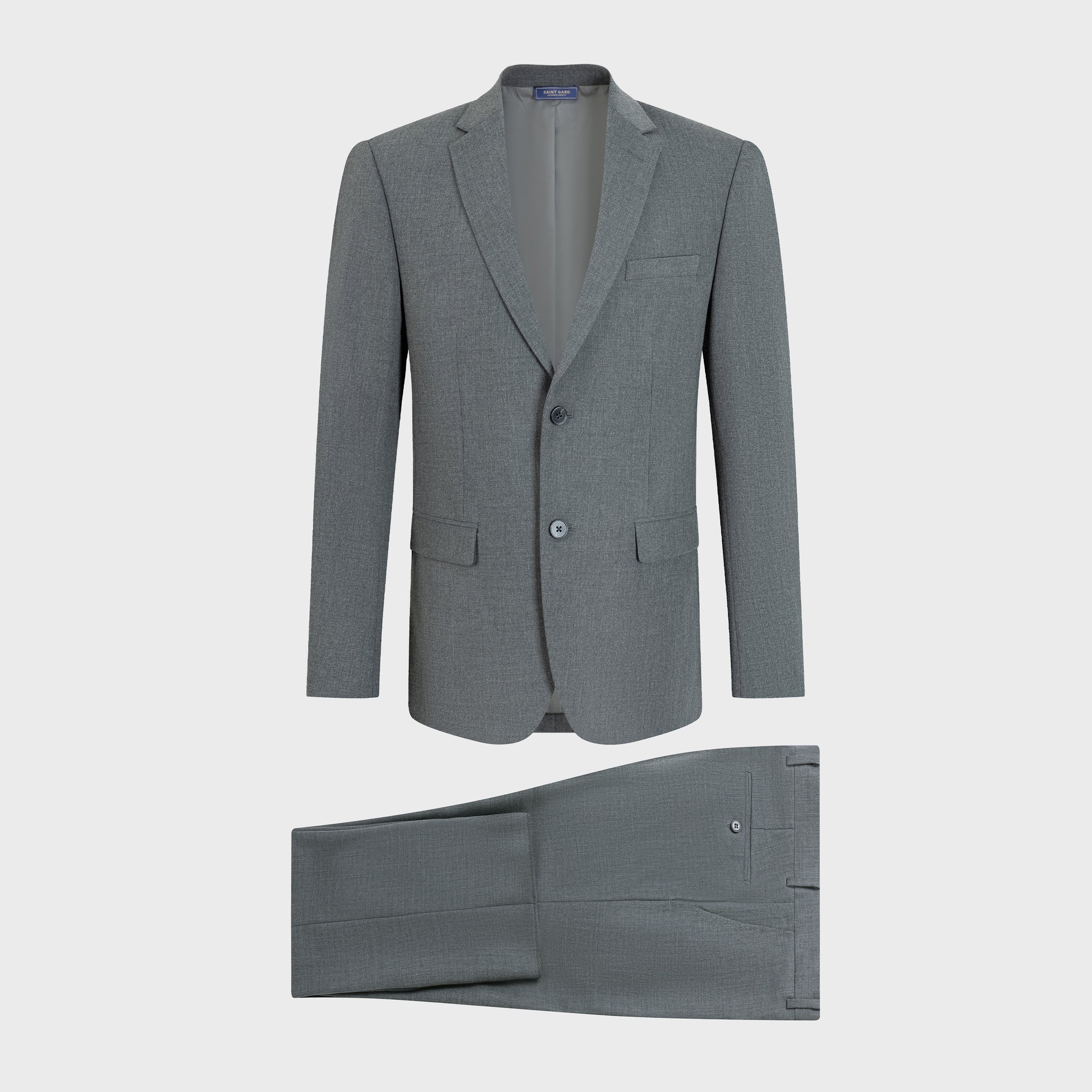 Bộ suit vải text