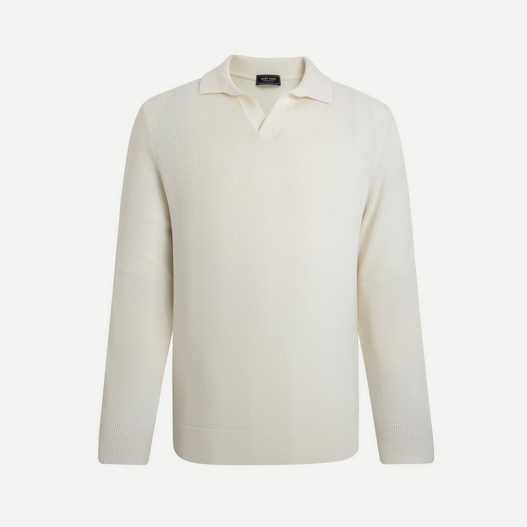 Áo len dệt kim cổ V