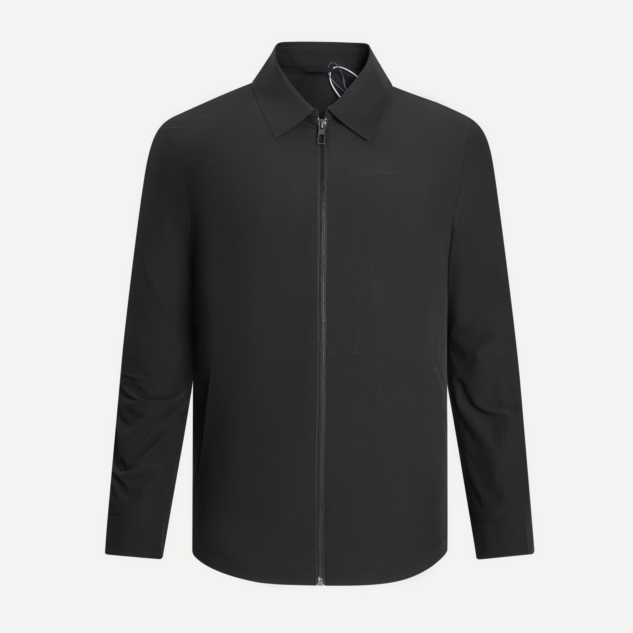 Áo khoác gió synthetic khóa zip