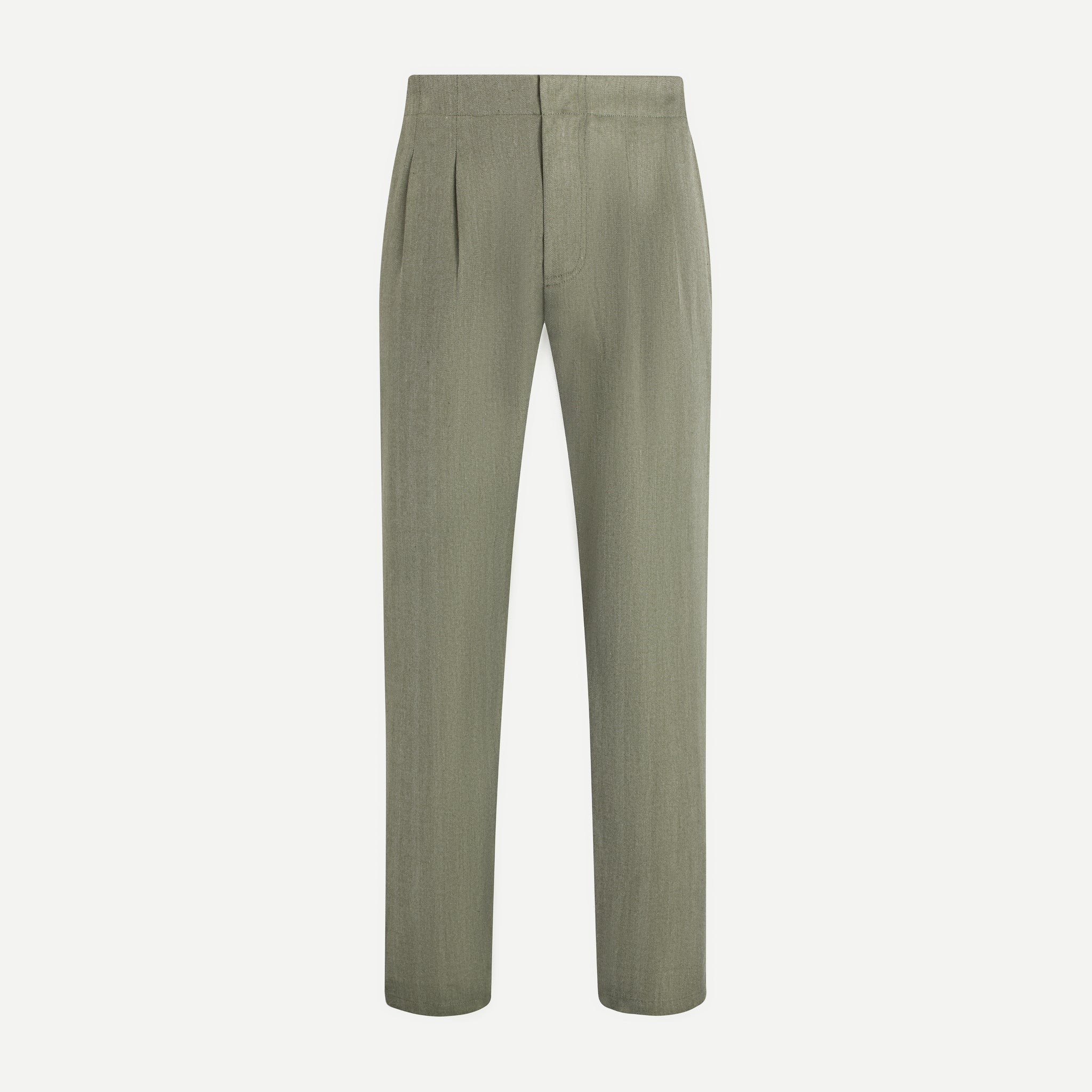 Quần vải dệt herringbone