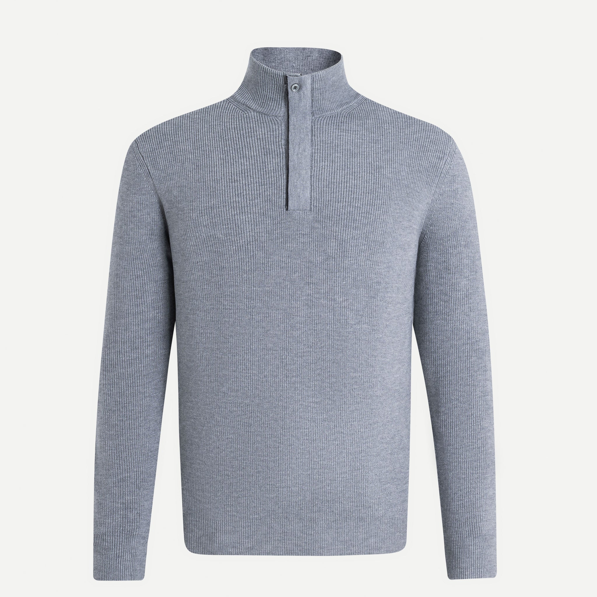 Áo len cổ lọ gài cúc