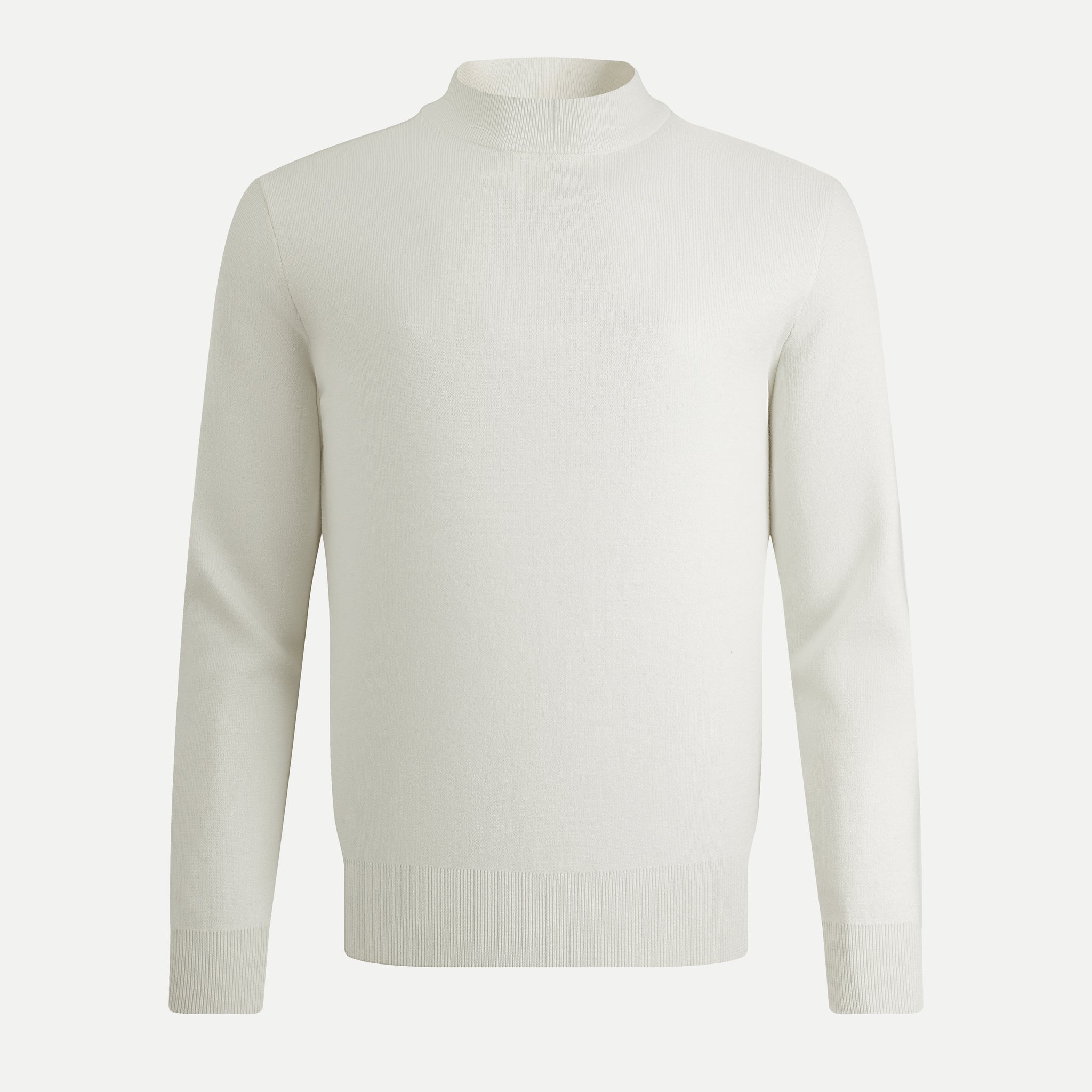 Áo len dệt kim cổ tròn