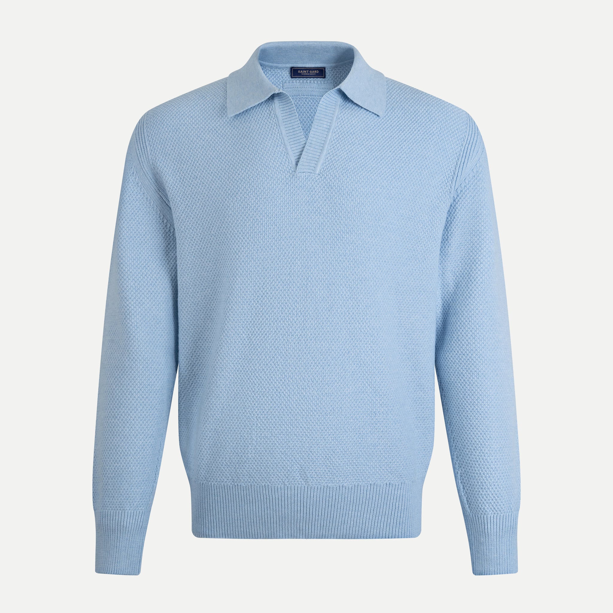 WOOL KNIT POLO